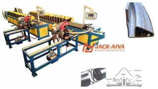 나선형 둥근 도관 플랜지 기계, 둥근 도관 연결, 나선형 도관 플랜지, 도관 메이터 기계