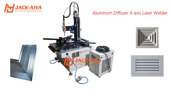 HVAC 알루미늄 디퓨저 프레임 레이저 용접 기계