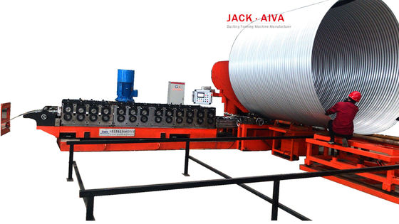 800 밀리미터 6000 밀리미터는 배수거 나선형관 기계를 주름지게 했습니다